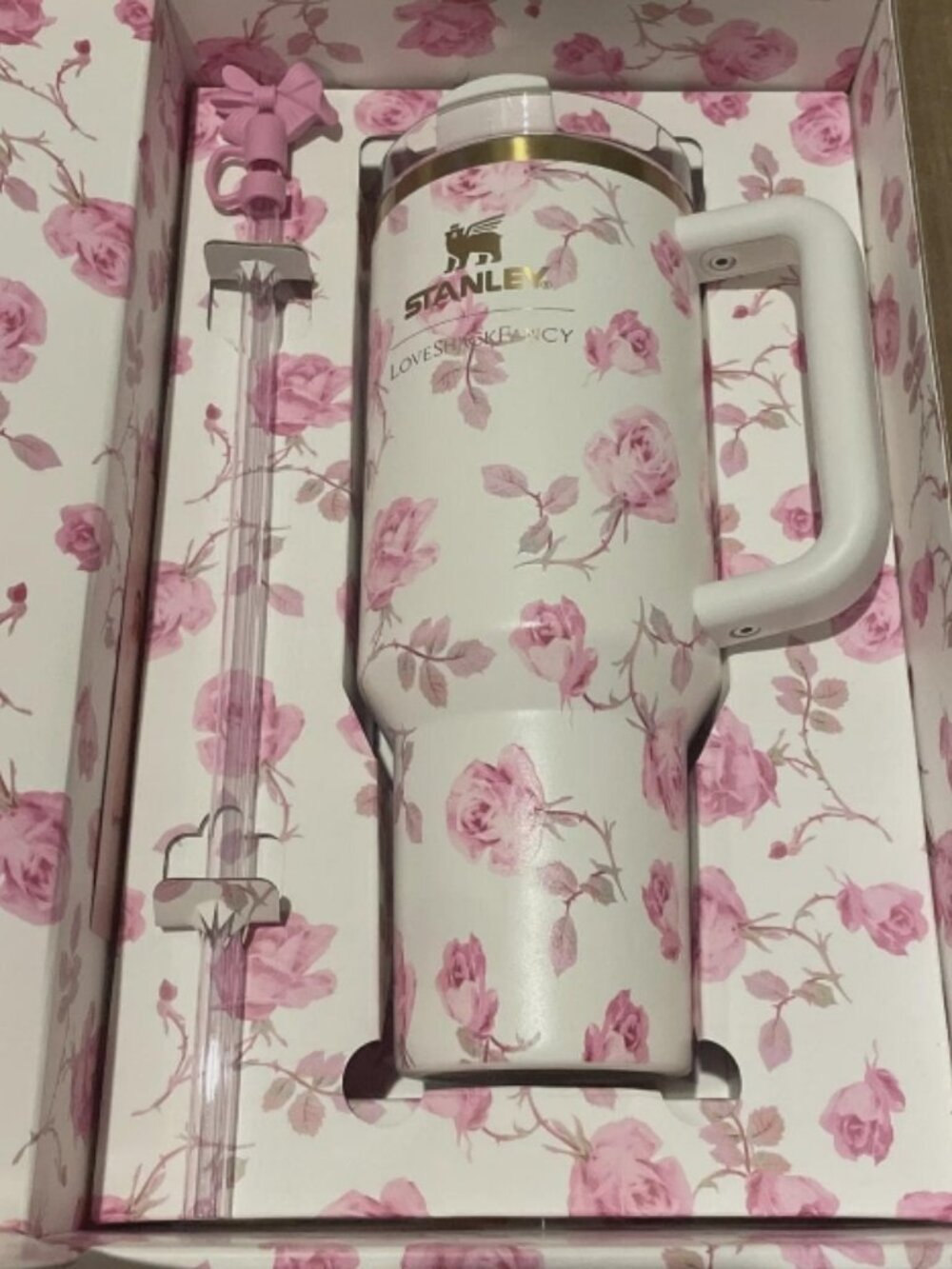 Stanley Love Shack Fancy Floral Pink 40 oz
